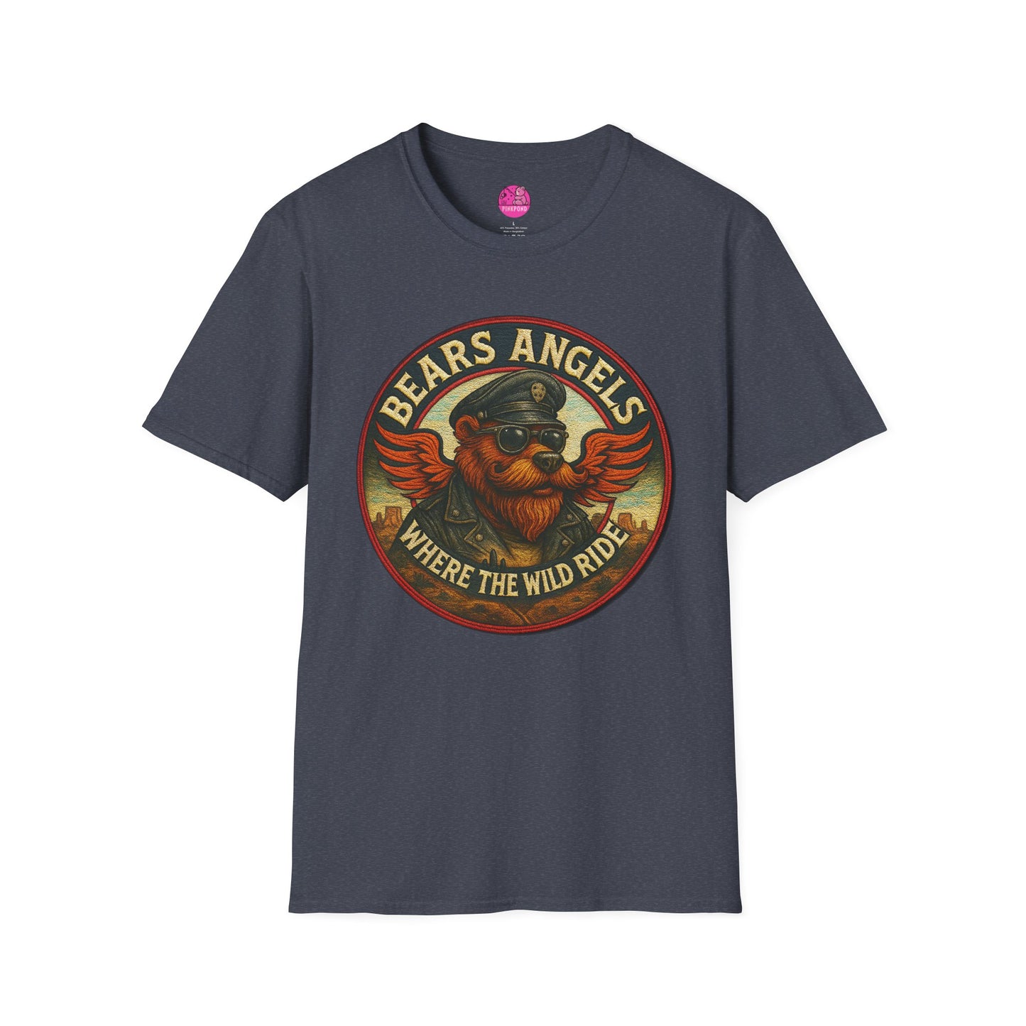 Biker Bears Angels Unisex T-Shirt - Where The Wild Ride Tee