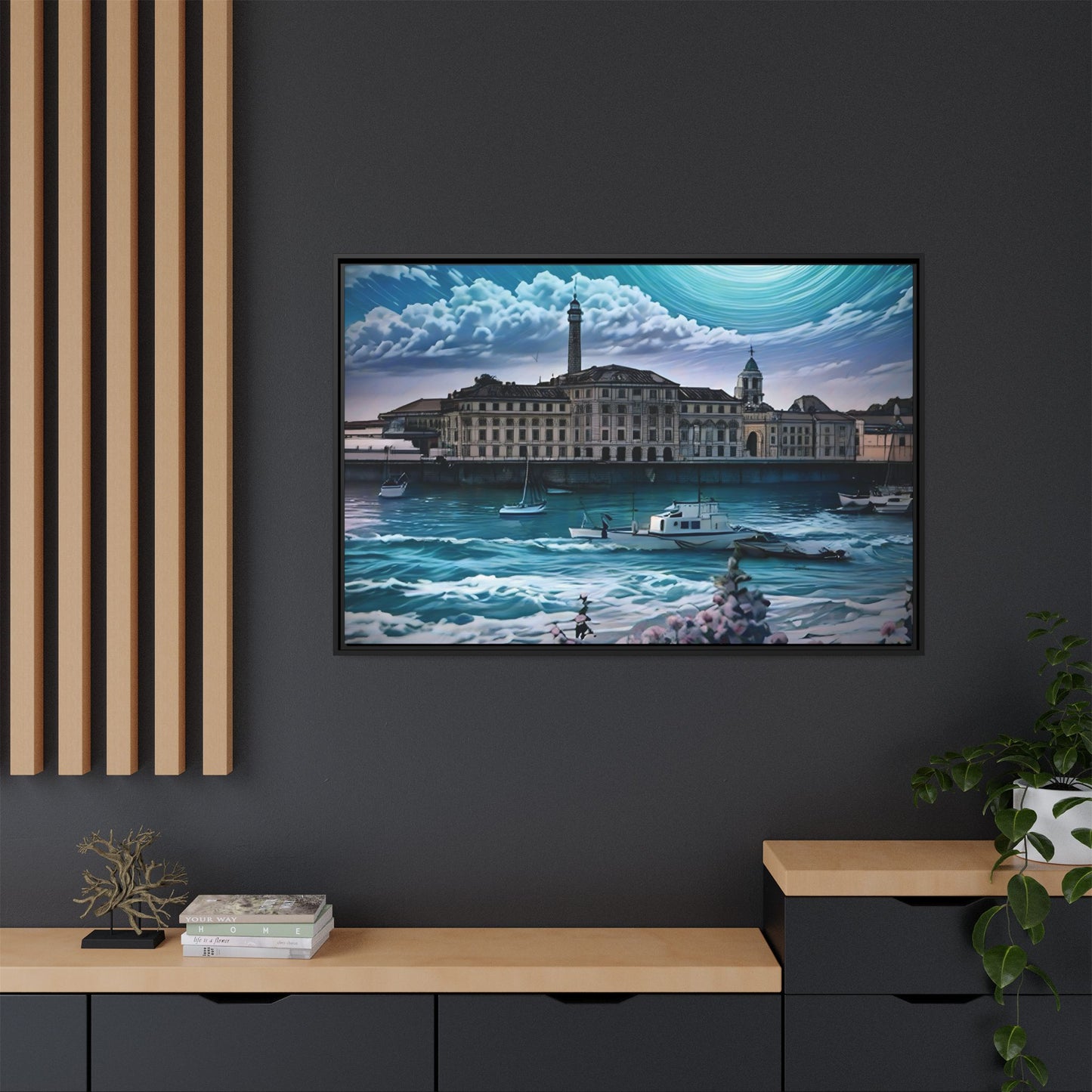 Tides of Time – Royal William Yard by Andrew McCarter - Canvas Print