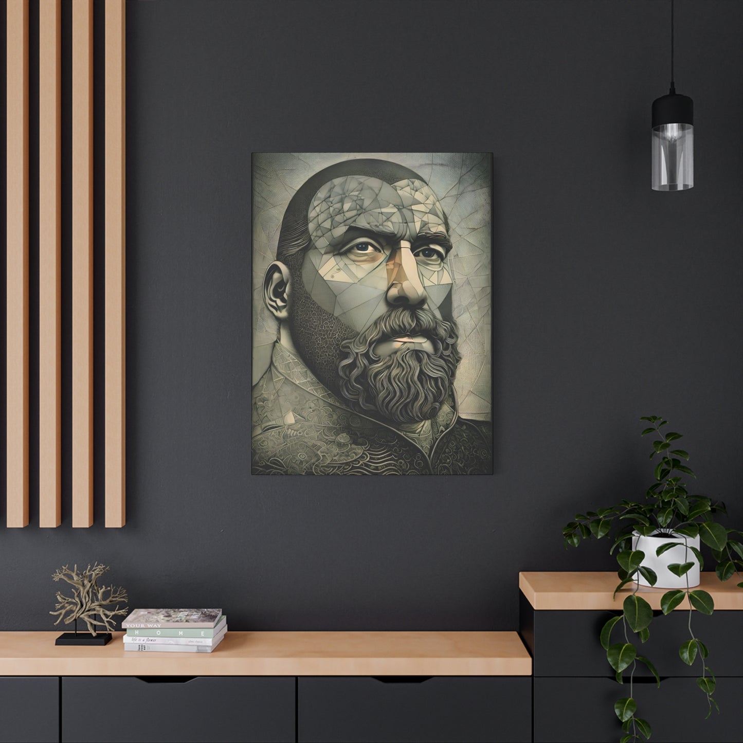 Fractured Peace - Fine Art Print by Andrew McCarter adapted from a drawing by David Lake