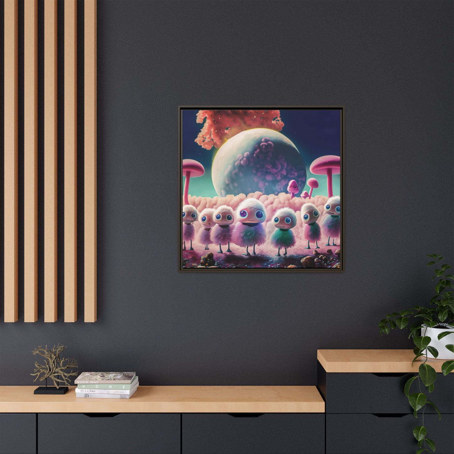 “"Keep smiling," whispered Axlar. "We can eat them later." – Fine Art Canvas Print By Andrew McCarter
