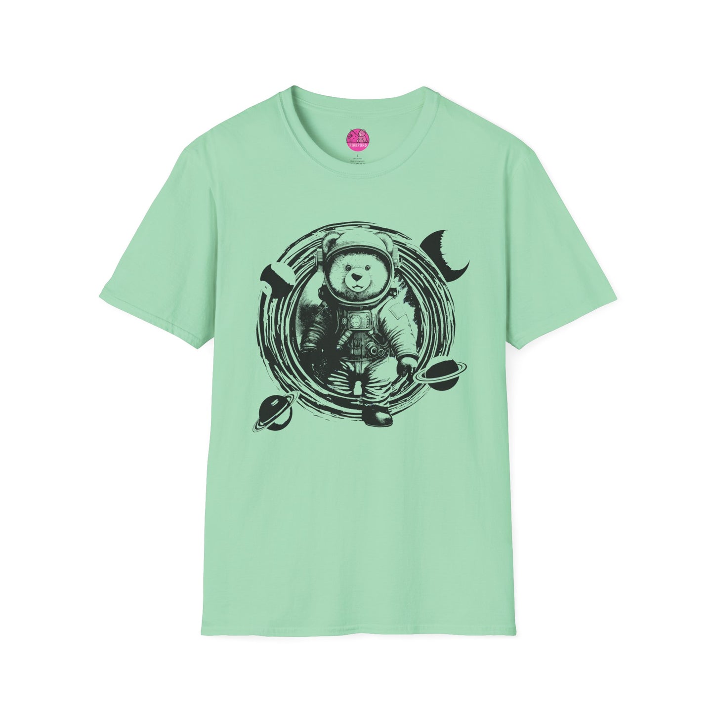 Galactic Explorer Cosmobear T-Shirt - Unisex Softstyle