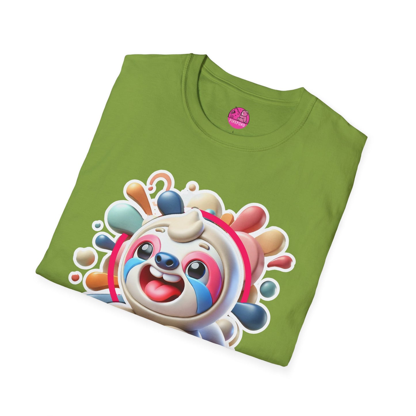 Sylvester Sloth Chill Tee - Laid-Back and Playful Unisex Softstyle T-Shirt for Sloth Lovers