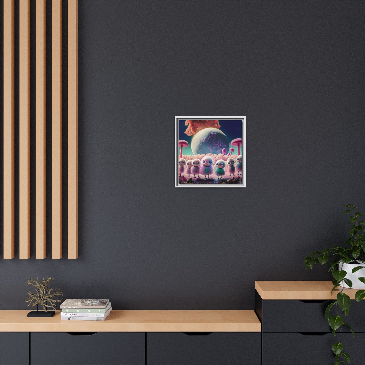 “"Keep smiling," whispered Axlar. "We can eat them later." – Fine Art Canvas Print By Andrew McCarter