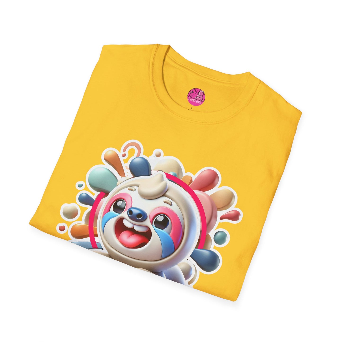 Sylvester Sloth Chill Tee - Laid-Back and Playful Unisex Softstyle T-Shirt for Sloth Lovers