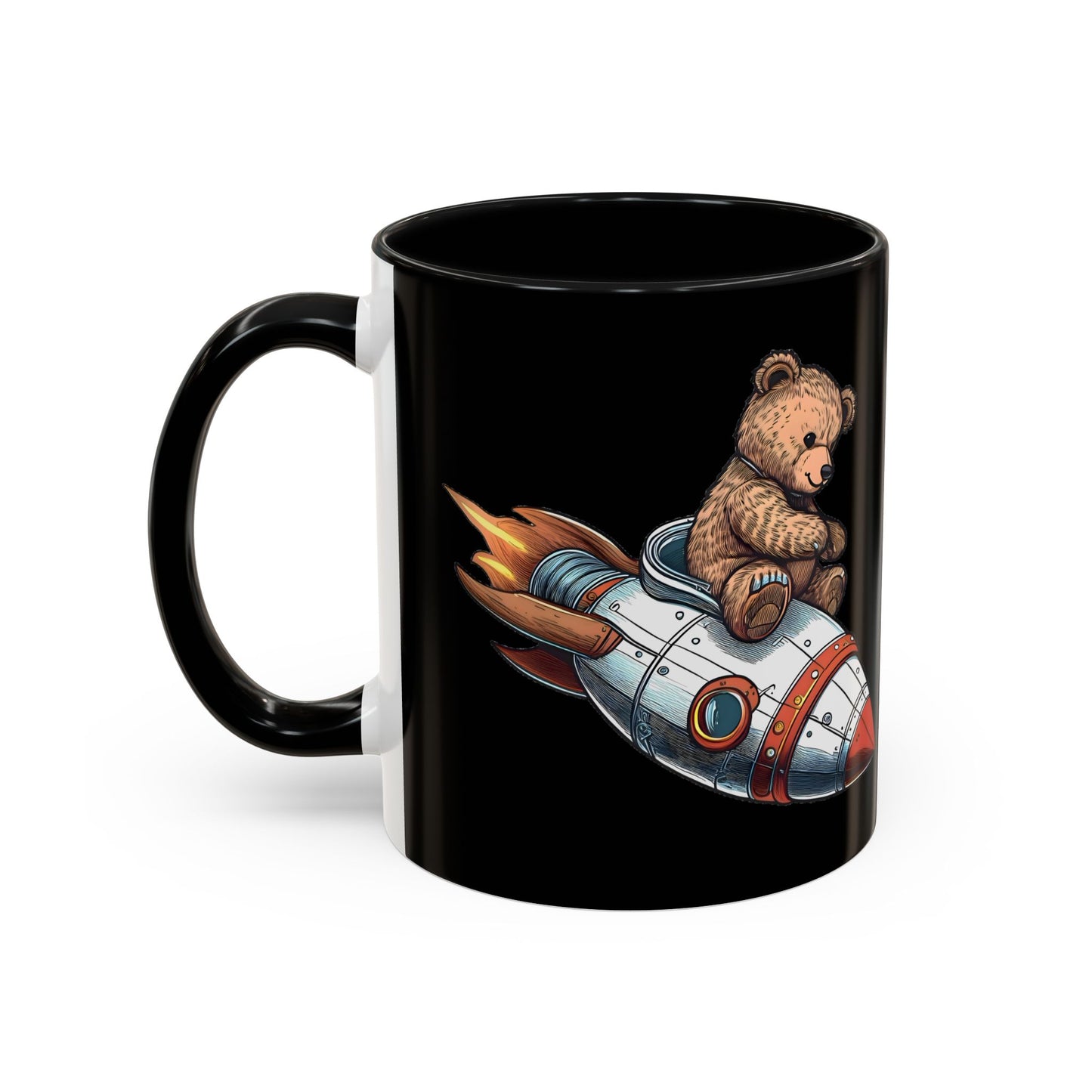Rocket Bear Style 2 Mug - Adventure Coffee Cup for Space Lovers & Dreamers