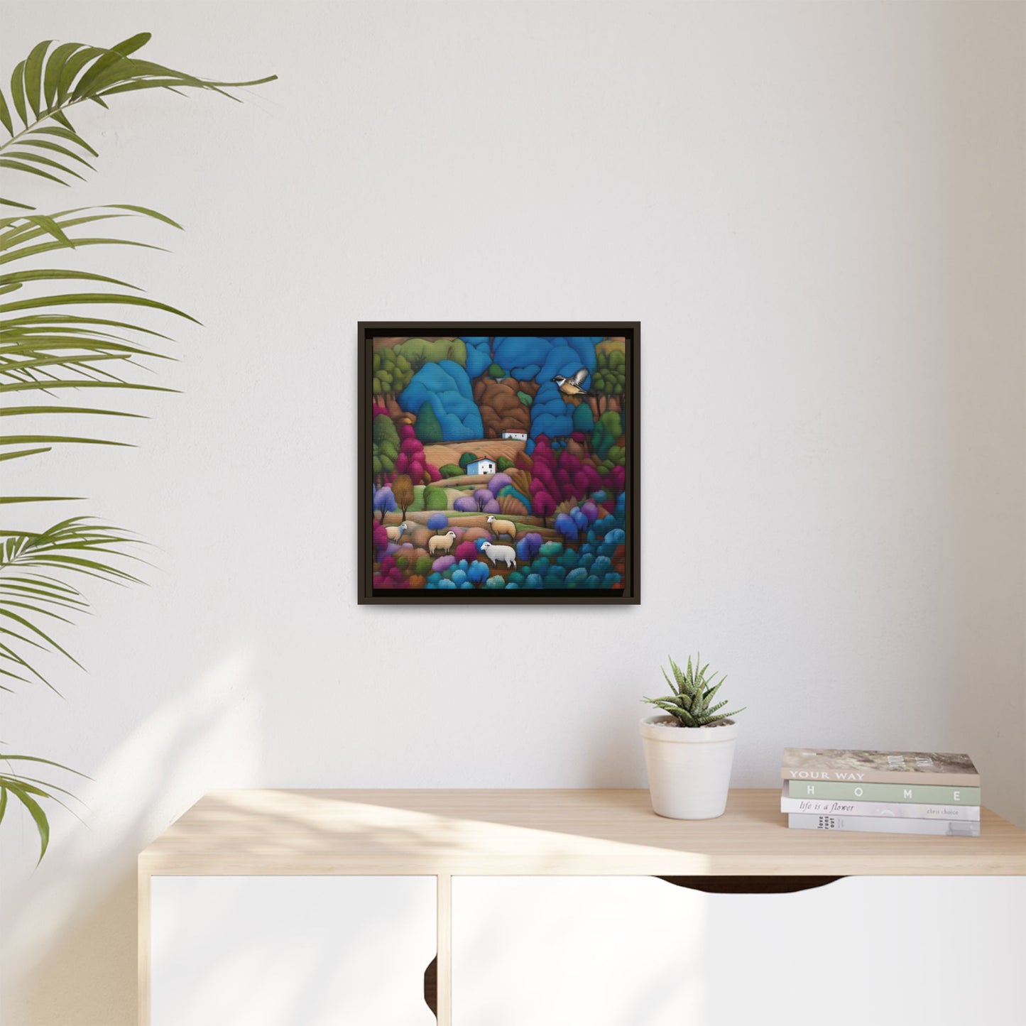 The Painted Valley Canvas Print by Andrew McCarter