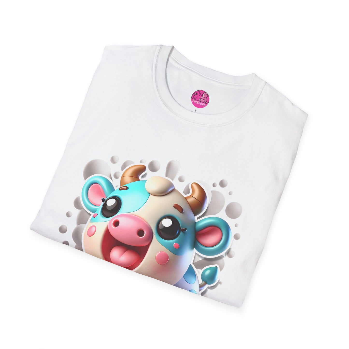 Carmen the Cow T-Shirt - Cute Farmyard Tee for Fun Fashion Fans