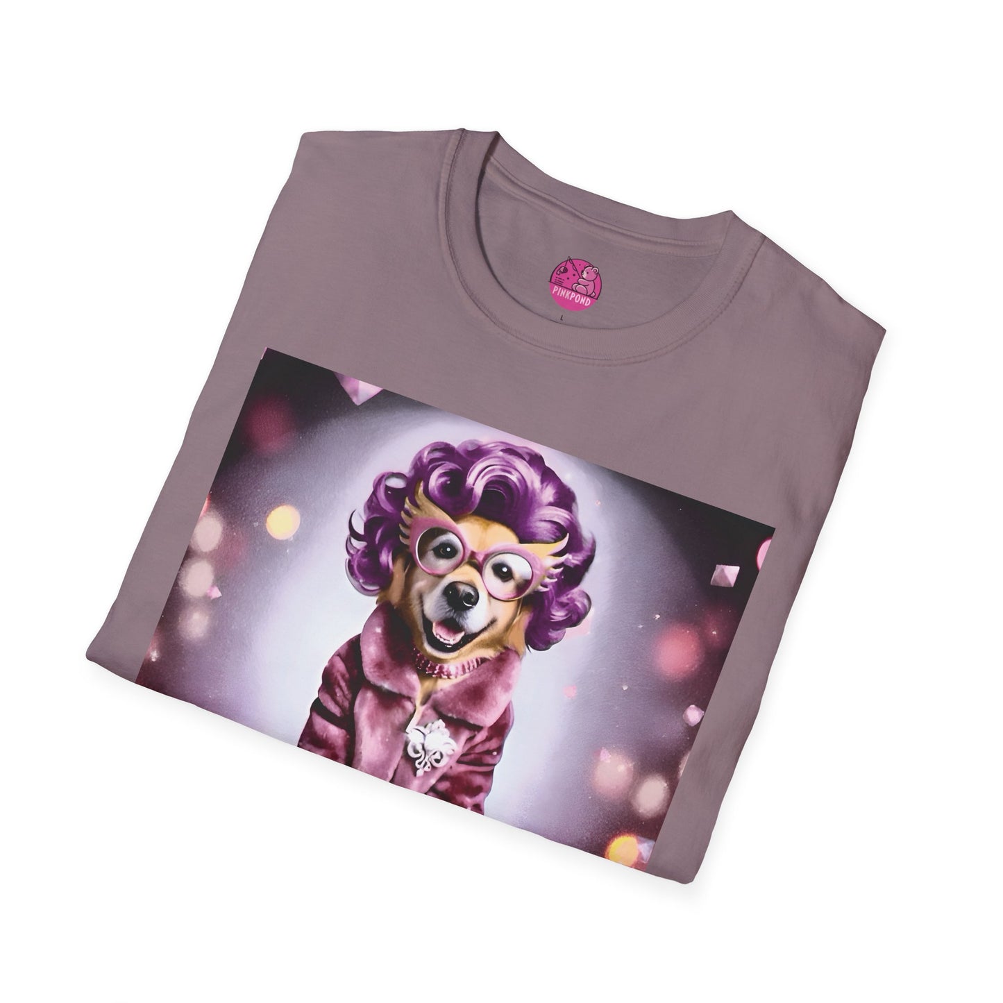 Dame Edna Labrador Dog T-Shirt - Fabulous & Fetching