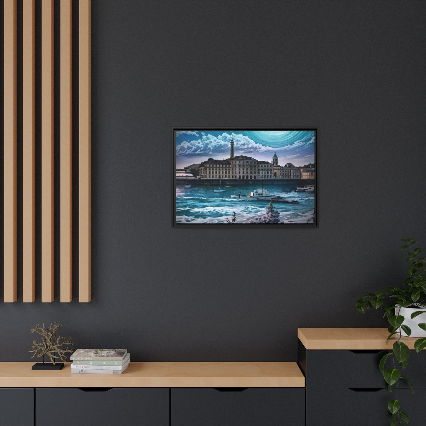 Tides of Time – Royal William Yard by Andrew McCarter - Canvas Print
