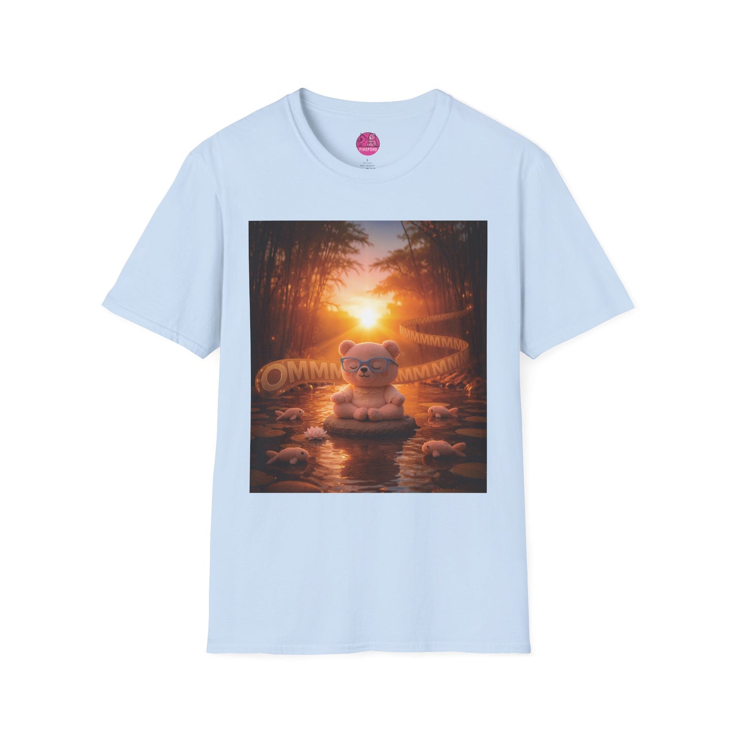 Meditating Bear Golden Hour T-Shirt