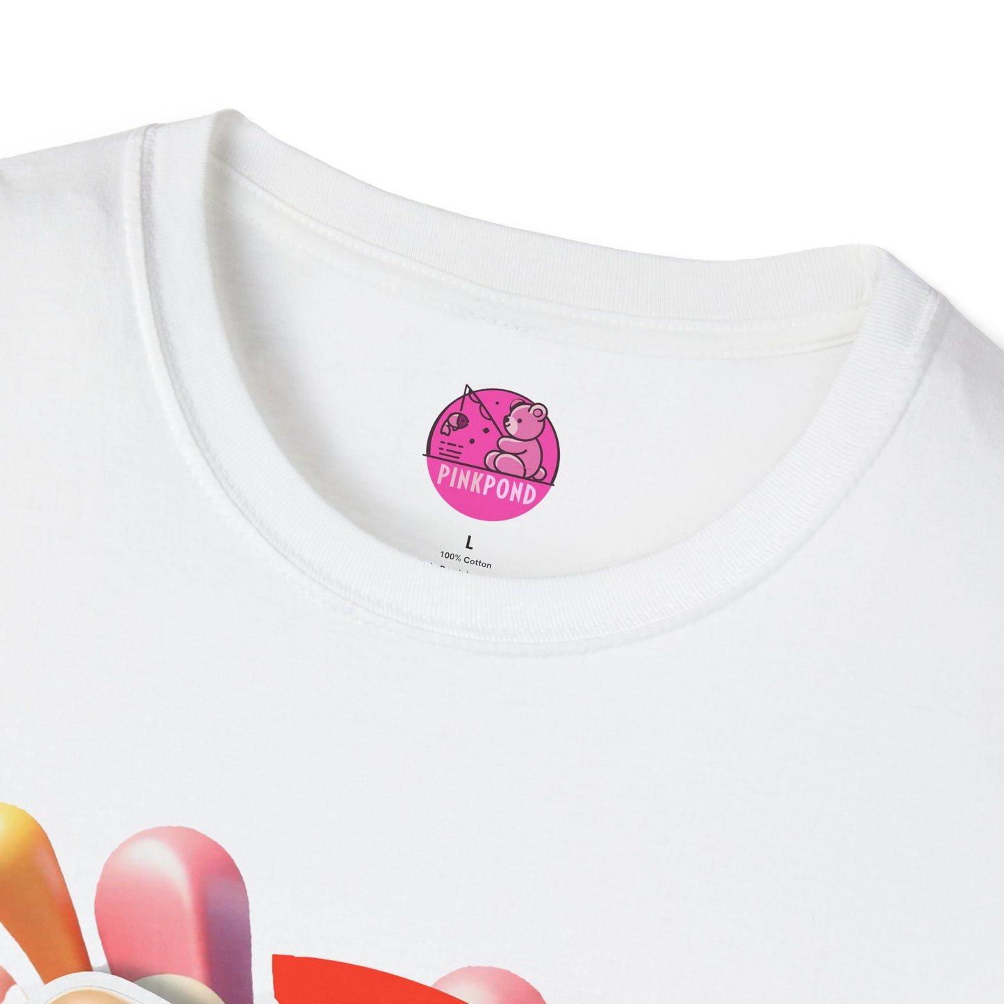 Katey Cat T-Shirt - Burst of Playful Energy | Unisex Softstyle