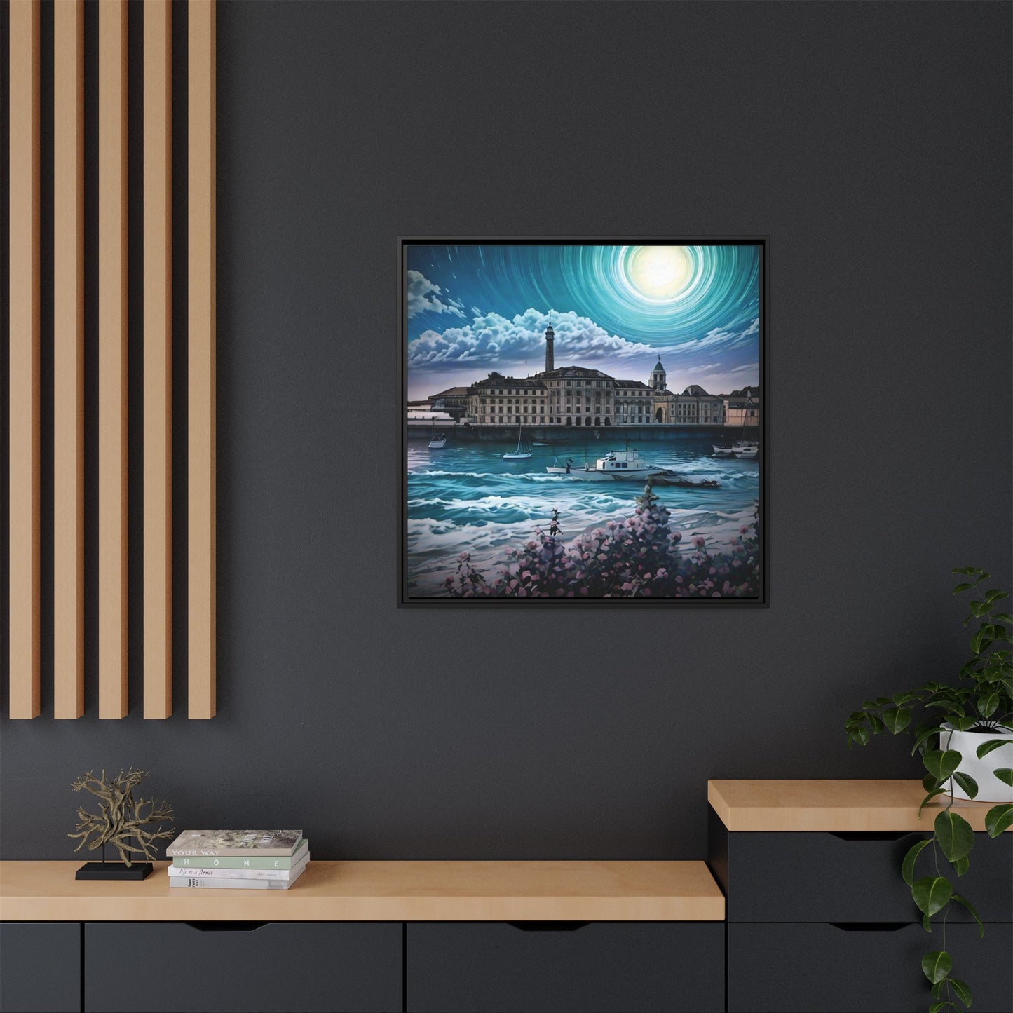 Tides of Time – Royal William Yard by Andrew McCarter - Canvas Print