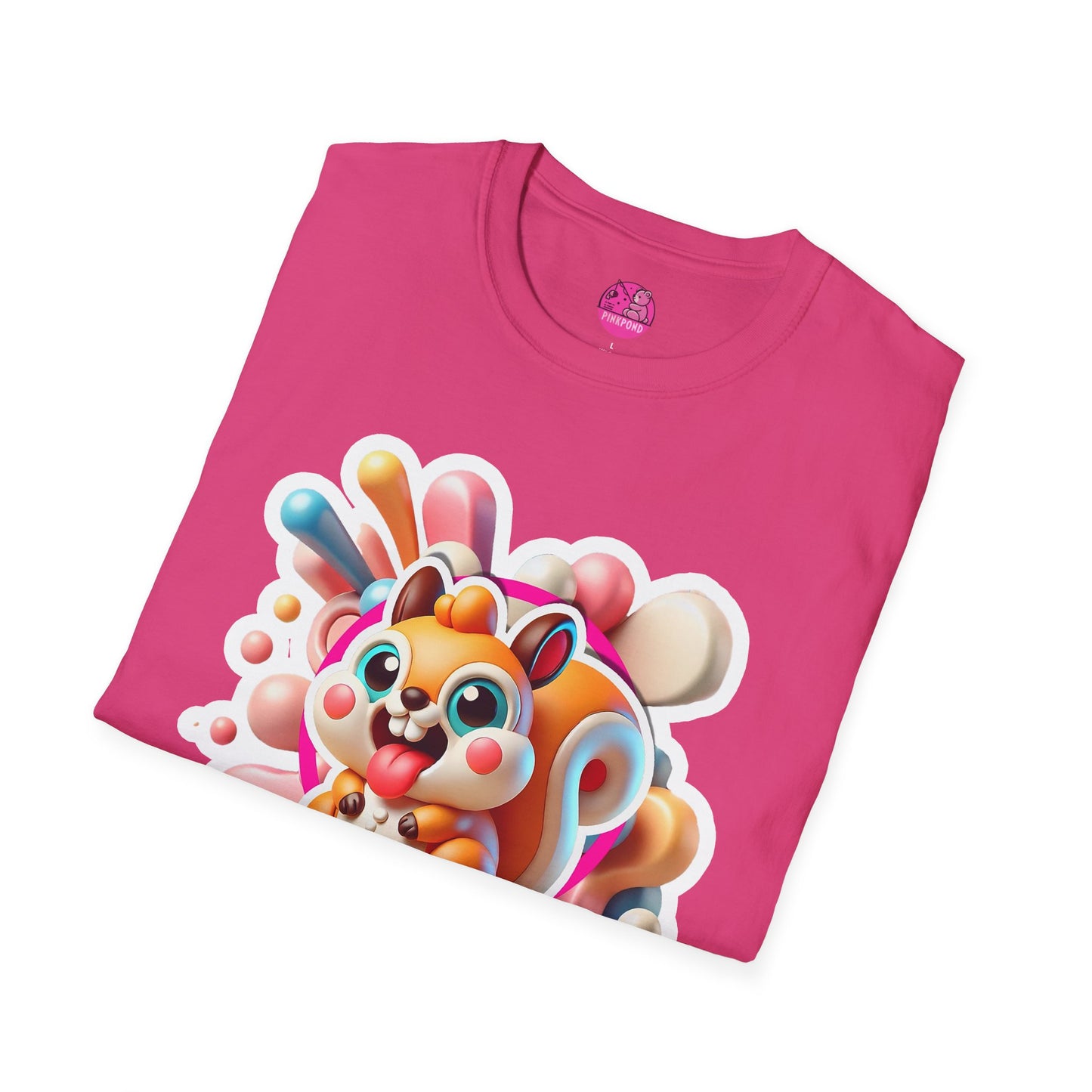 Cyril Squirrel T-Shirt - Nutty and Playful Unisex Tee for Fun-Lovers 🐿️✨