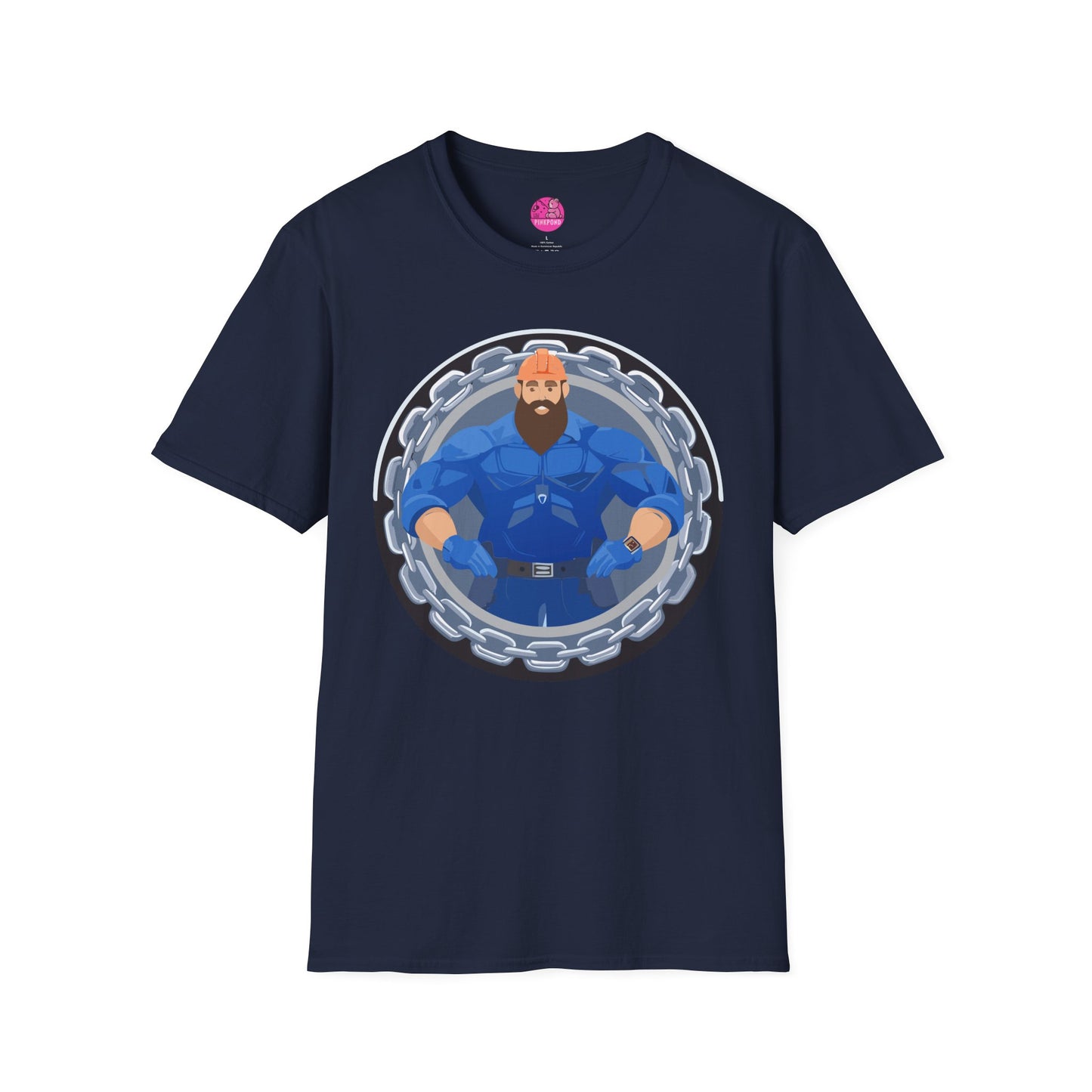 Construction Worker Bear  Graphic T-Shirt