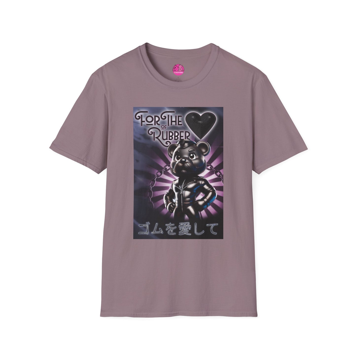 Rubber Bear” – Bold & Playful Tee 🖤🐻✨