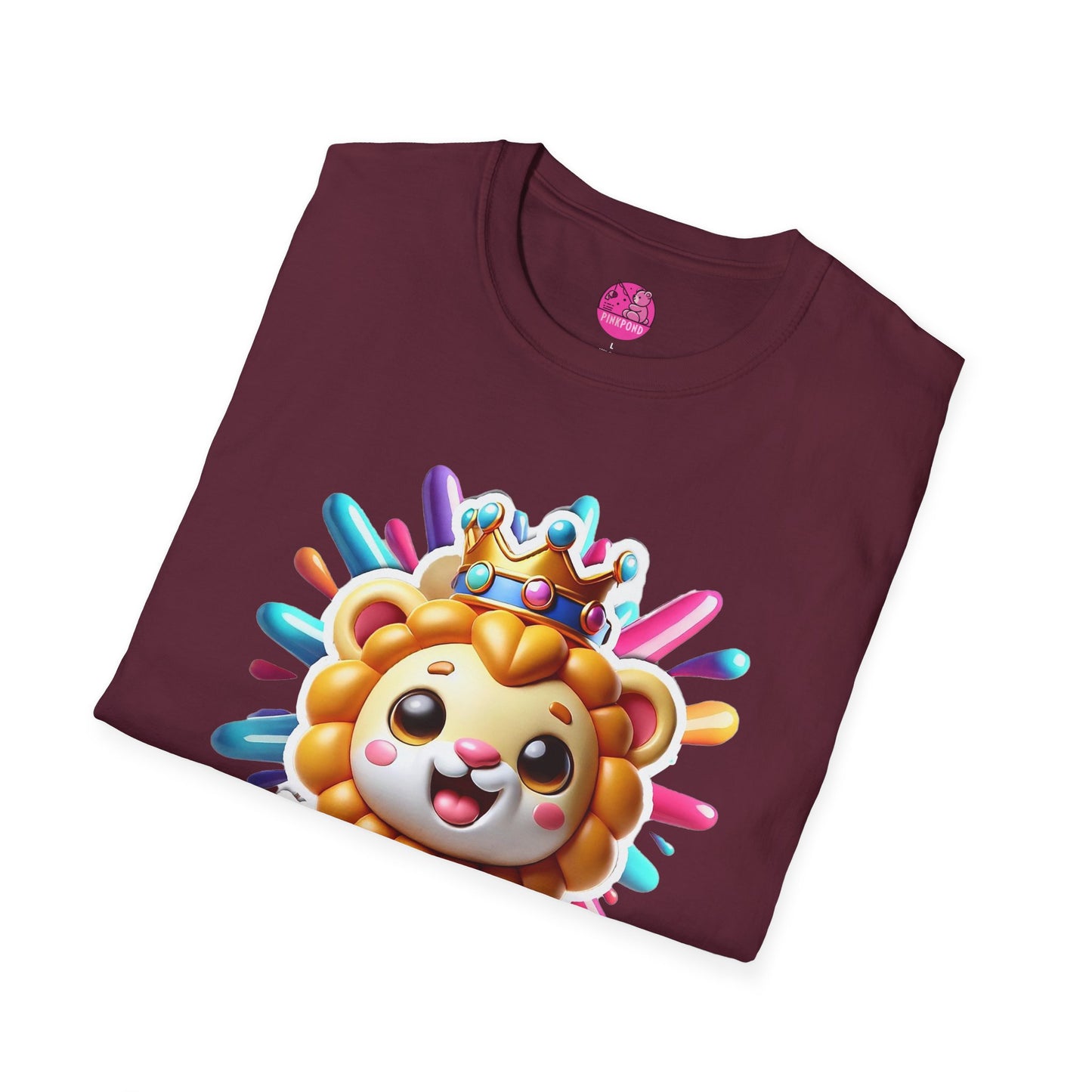 Leon the Lion King Unisex T-Shirt - Fun and Funky Jungle Tee