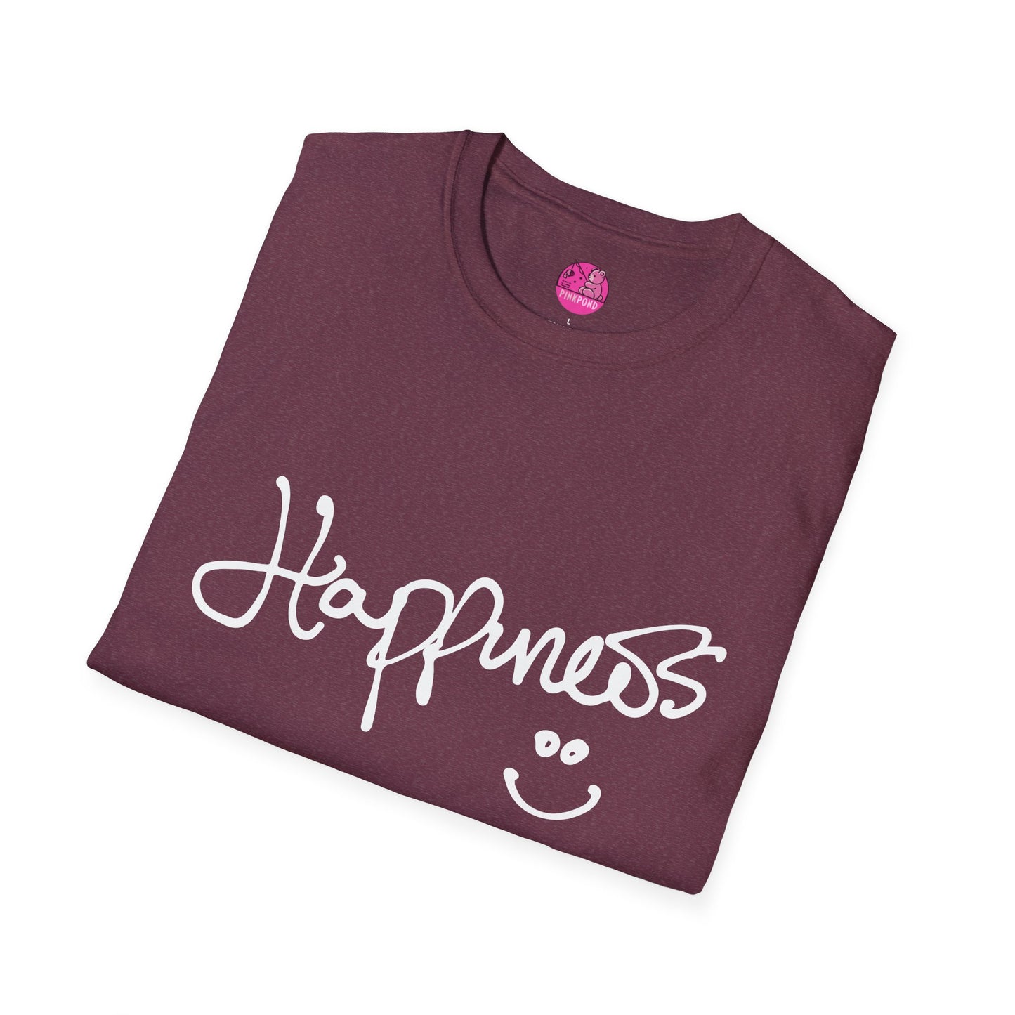 Happiness - Minimalist Positive Vibes T-Shirt
