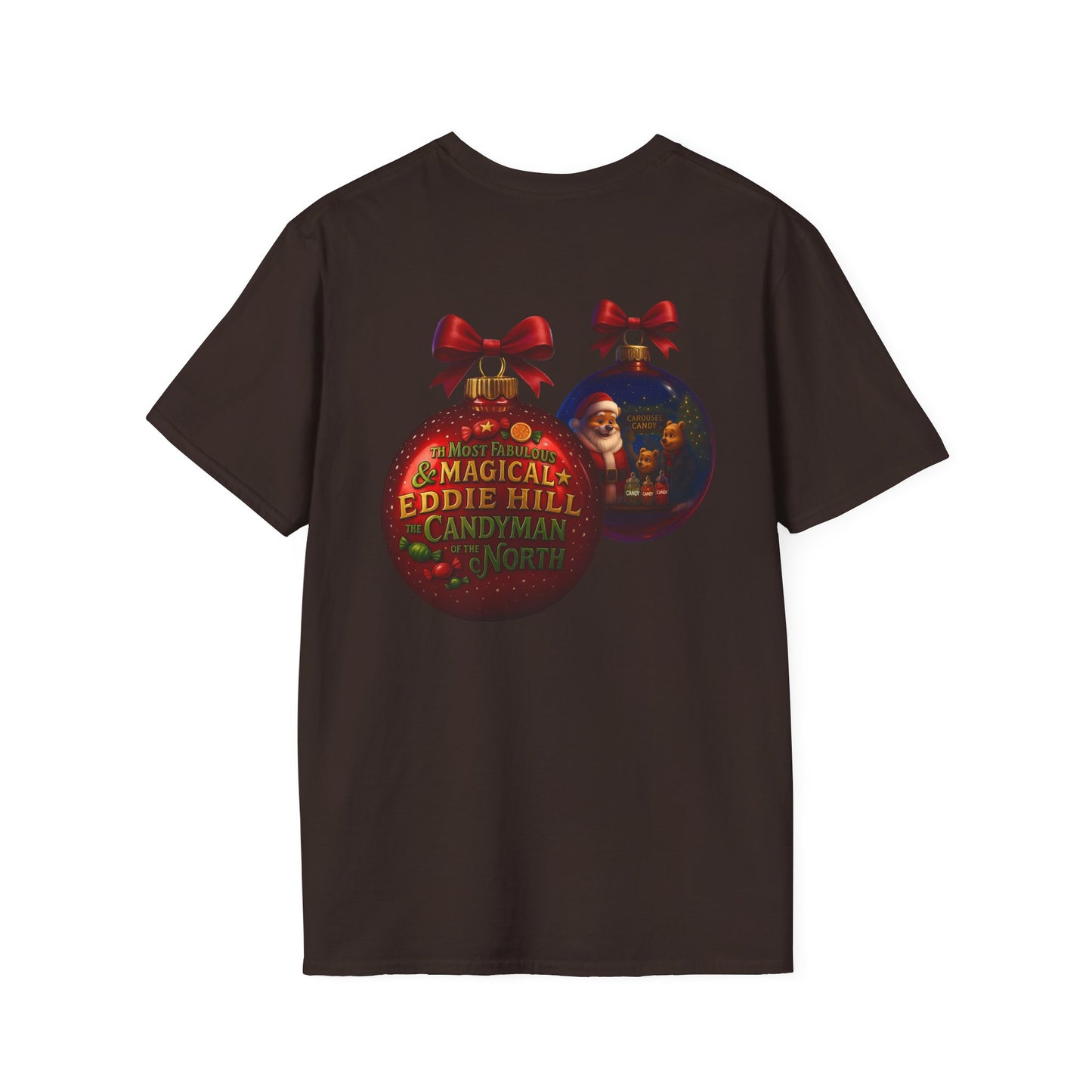 Carousel Candy Christmas T-Shirt — Eddie Hill, The Candyman of the North