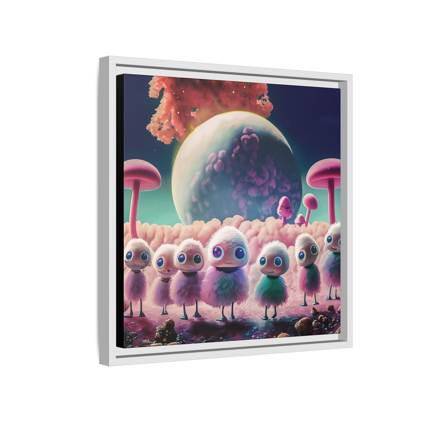 “"Keep smiling," whispered Axlar. "We can eat them later." – Fine Art Canvas Print By Andrew McCarter