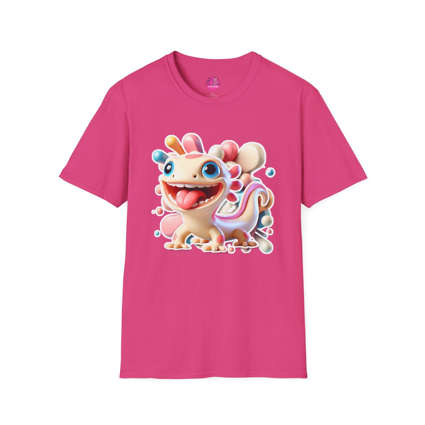 Gordon Gekko T-Shirt – The Lively Lizard with a Big Personality! - Unisex Softstyle Tee