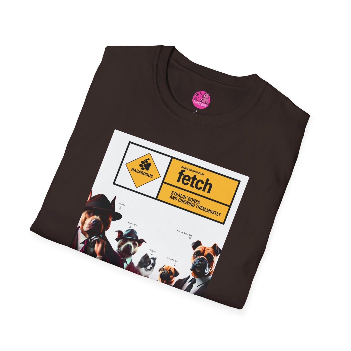 Movie Parody T-Shirt: Fetch A Bone-Heist Classic