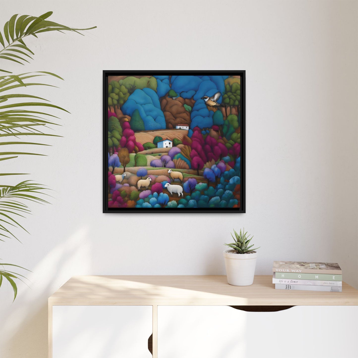 The Painted Valley Canvas Print by Andrew McCarter