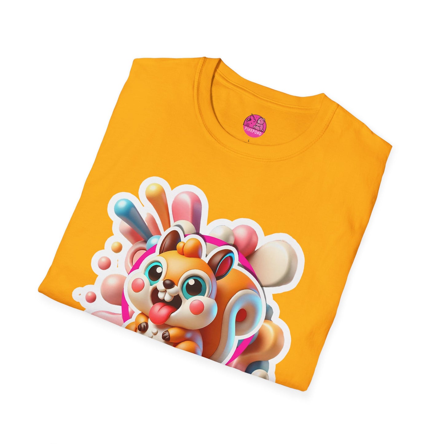 Cyril Squirrel T-Shirt - Nutty and Playful Unisex Tee for Fun-Lovers 🐿️✨