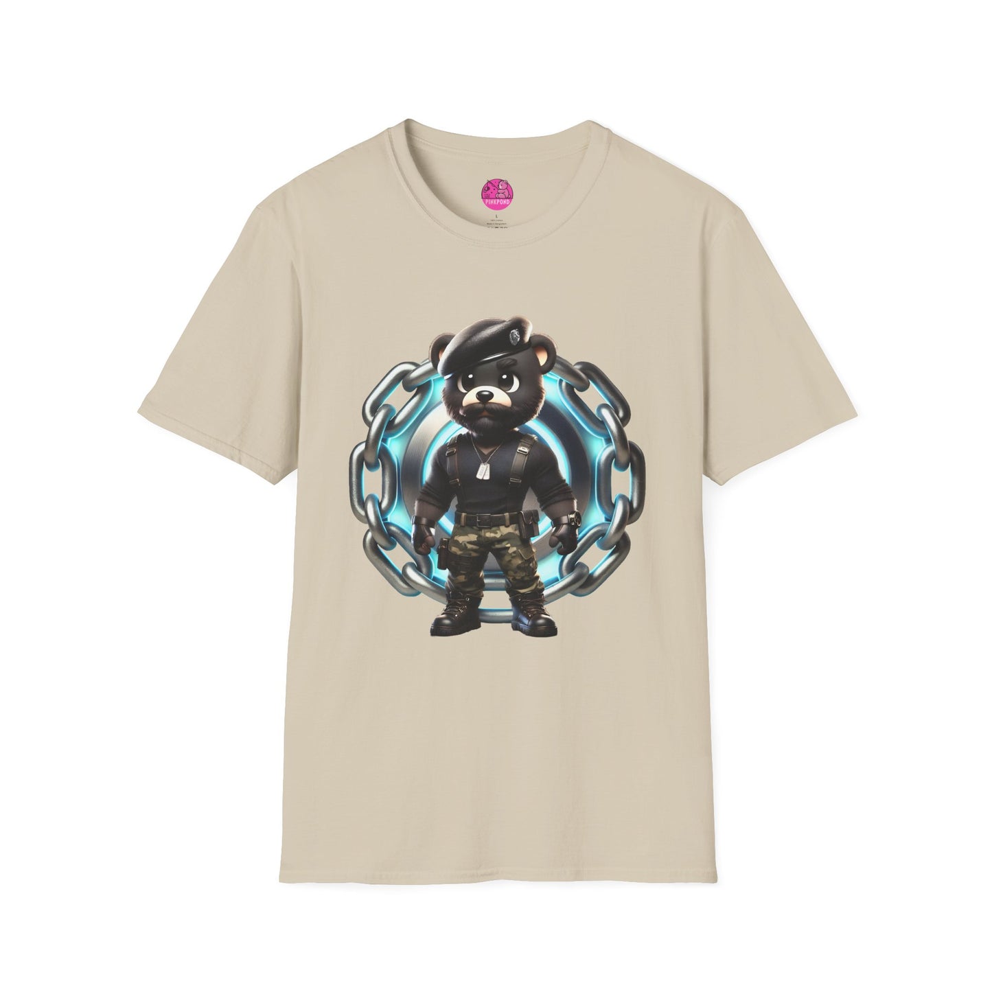 Colin the Combat Bear T-Shirt – Bold, Tactical, and Unstoppable
