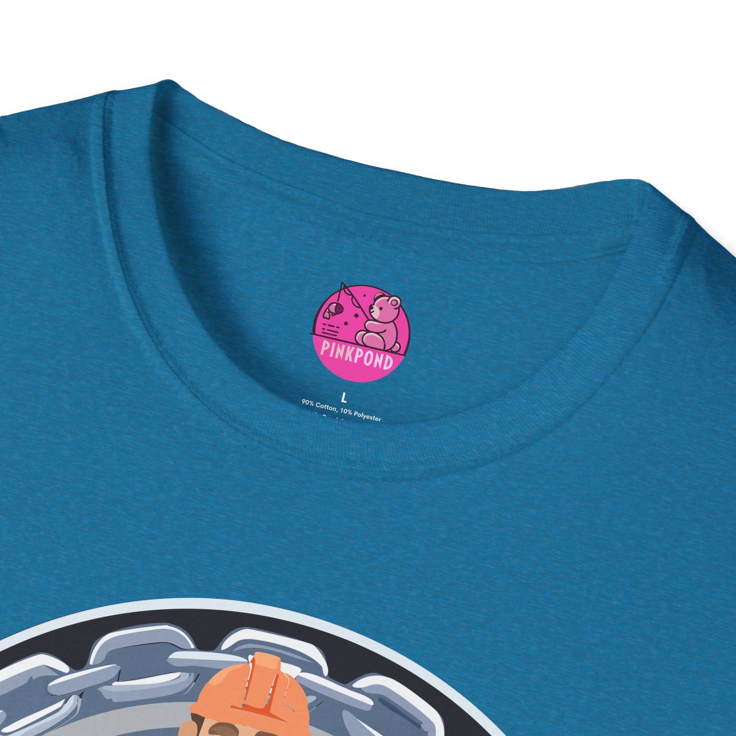 Construction Worker Bear  Graphic T-Shirt