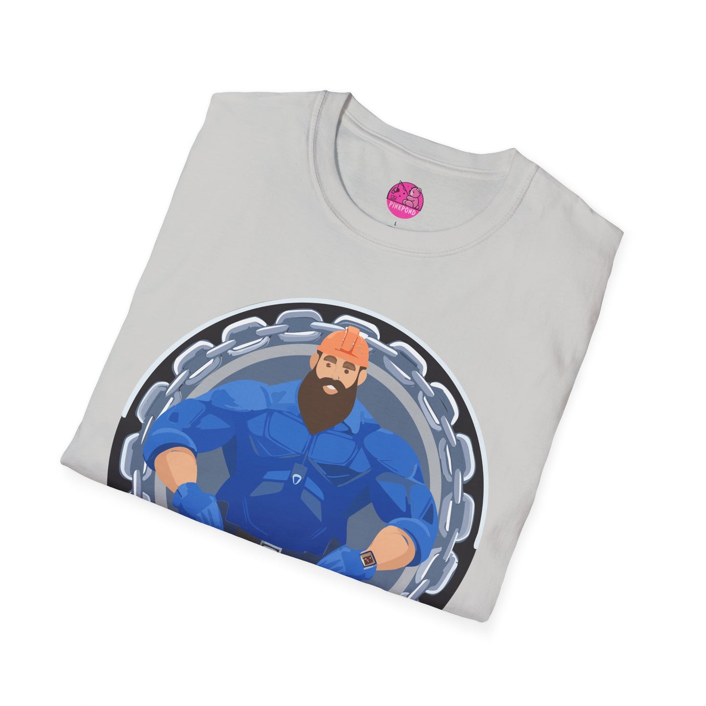 Construction Worker Bear  Graphic T-Shirt