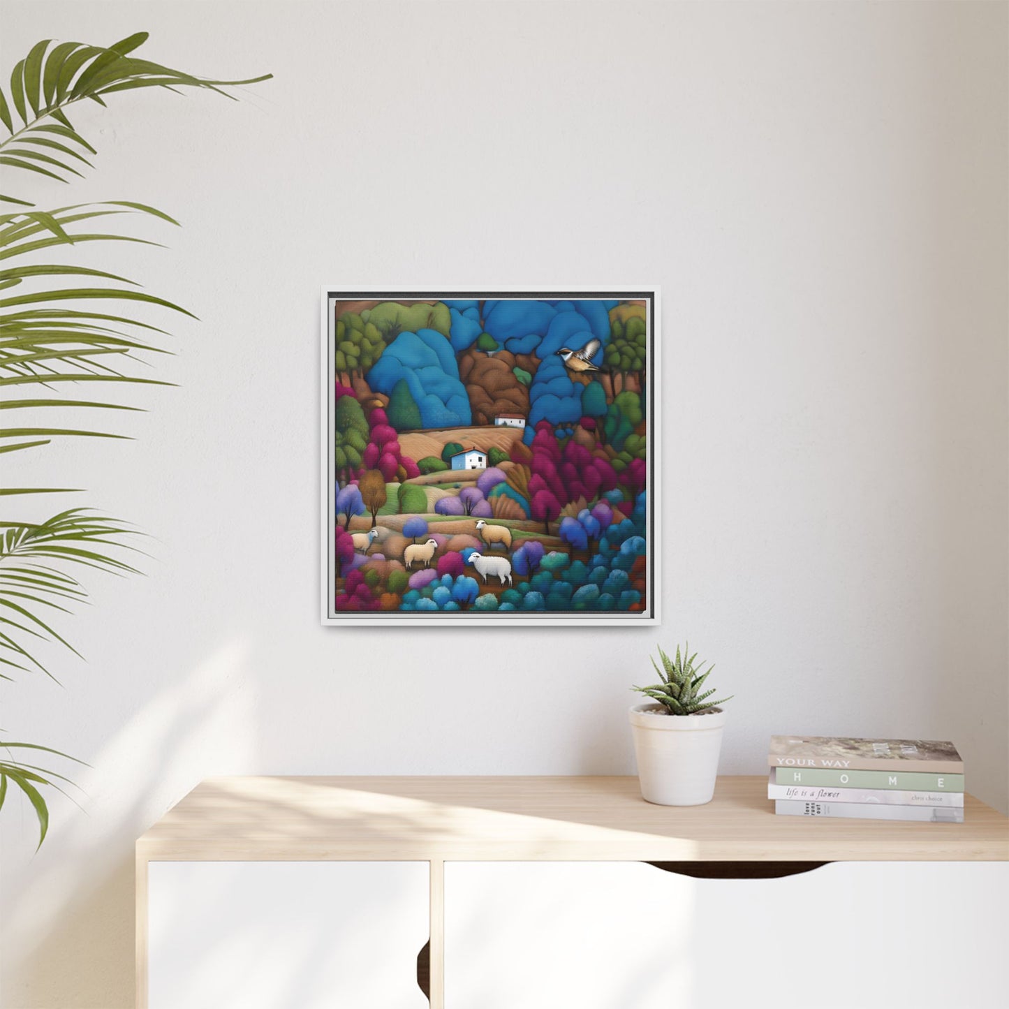 The Painted Valley Canvas Print by Andrew McCarter