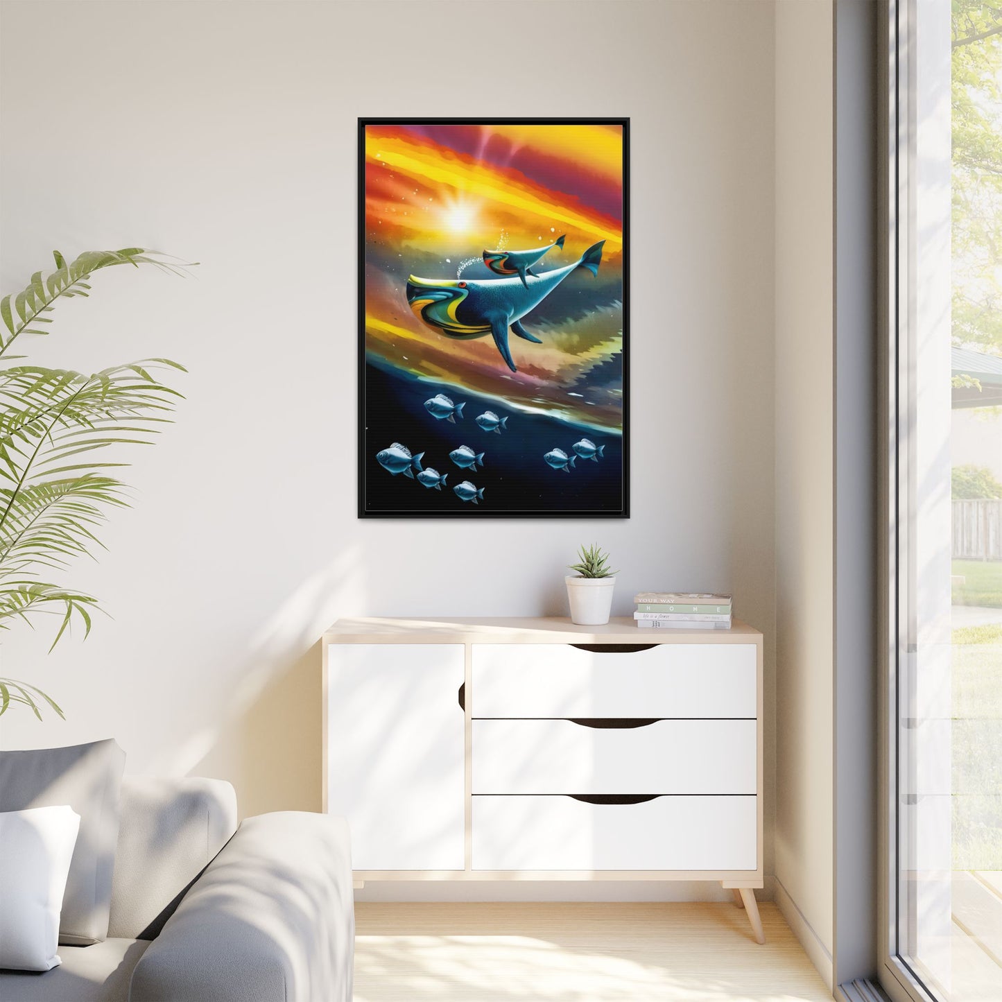 Celestial Whale by Andrew McCarter - Art Print