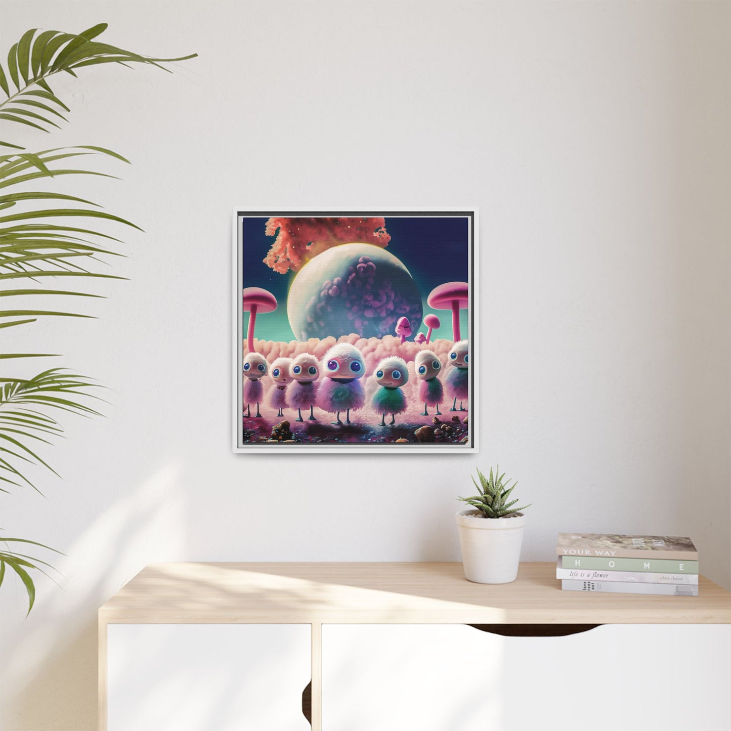 “"Keep smiling," whispered Axlar. "We can eat them later." – Fine Art Canvas Print By Andrew McCarter