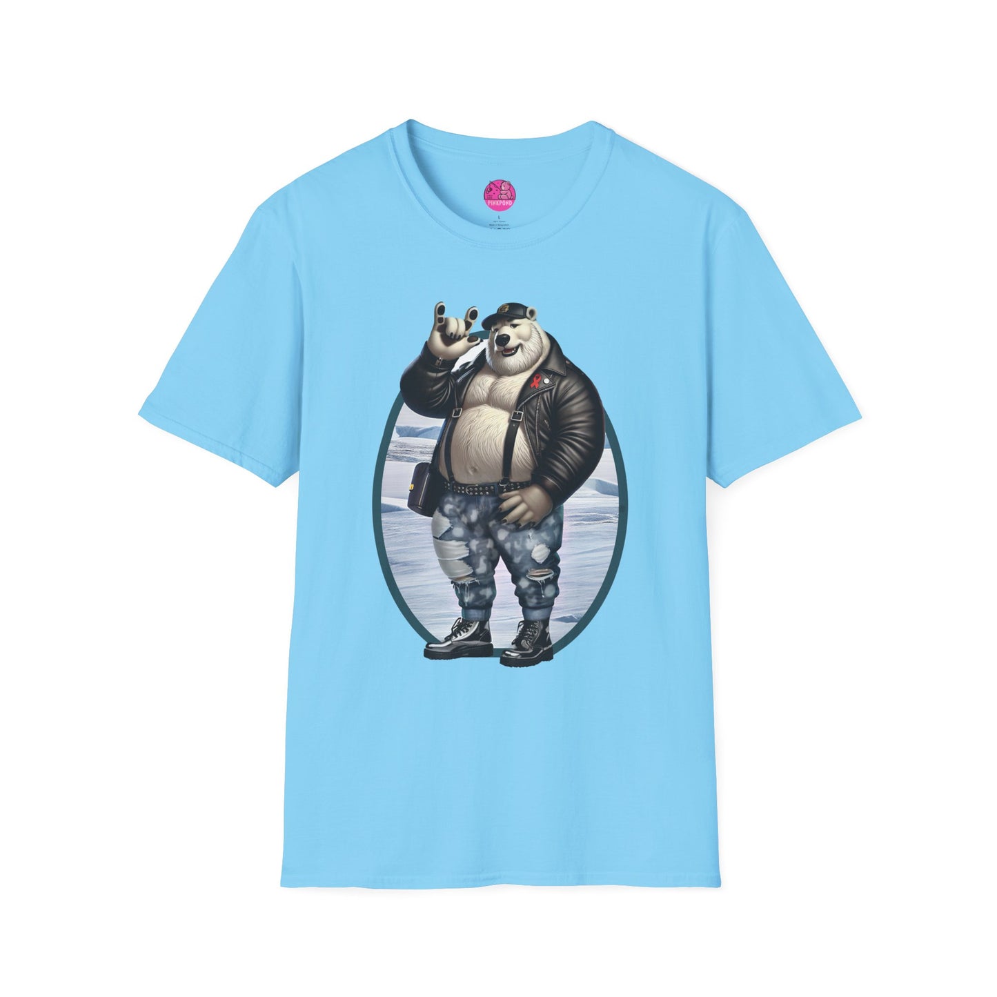 Artic Rebel Polar Bear Love Graphic Tee - ASL Love Sign