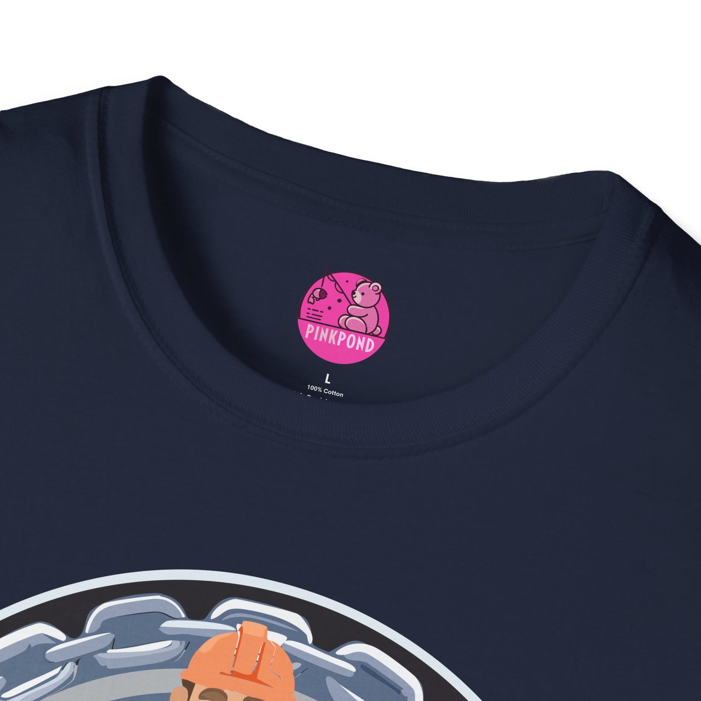 Construction Worker Bear  Graphic T-Shirt