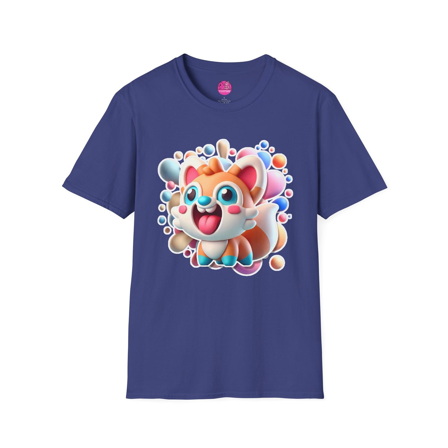 Fanny the Fox T-Shirt - Bold and Colorful Unisex Tee for Fun-Loving Fashion Fans