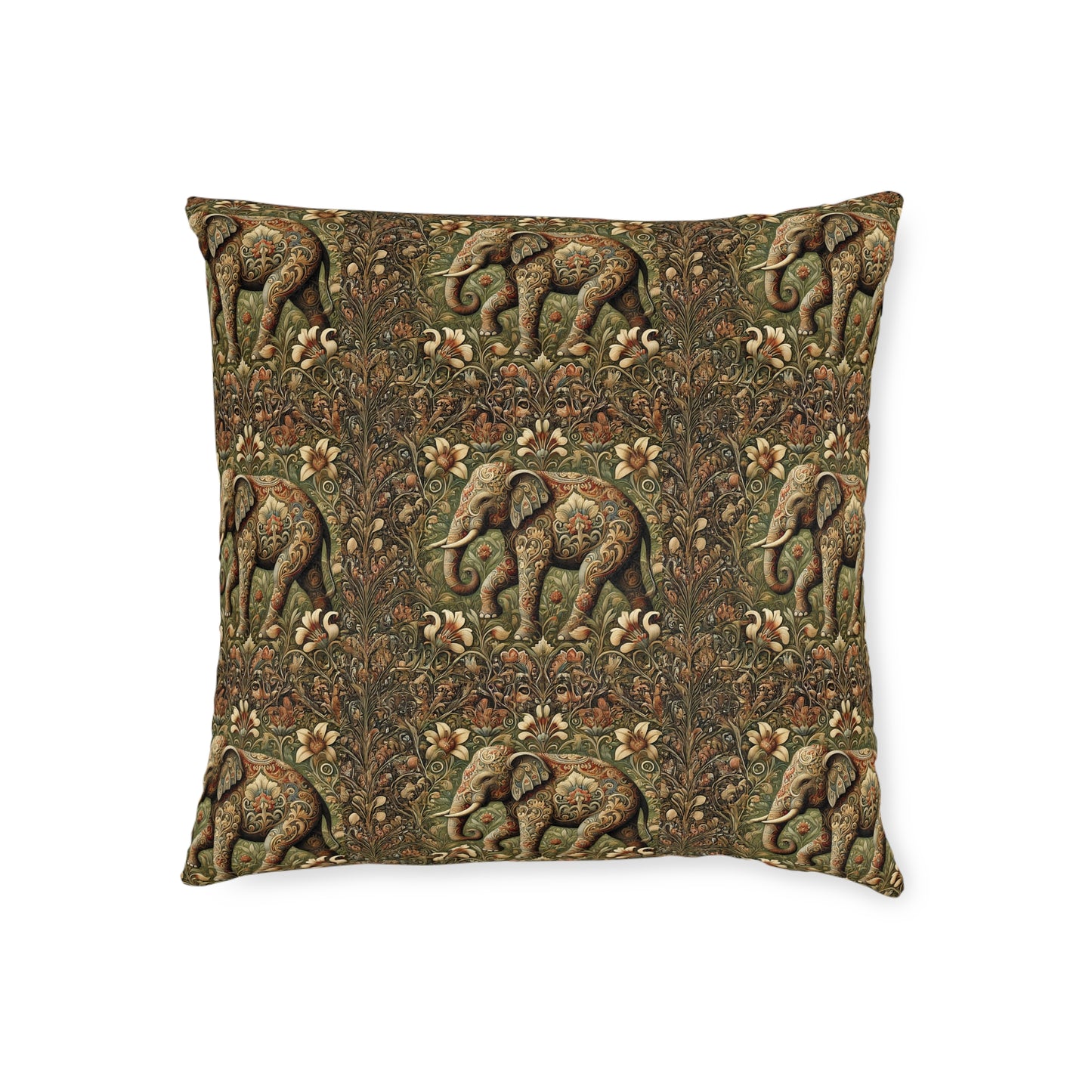 Square Pillow - PinkPond Cushion Scheherazade 12x12 Inch Double-Sided Print with Concealed Zip Soft Durable Cover Plush Inner Cushion