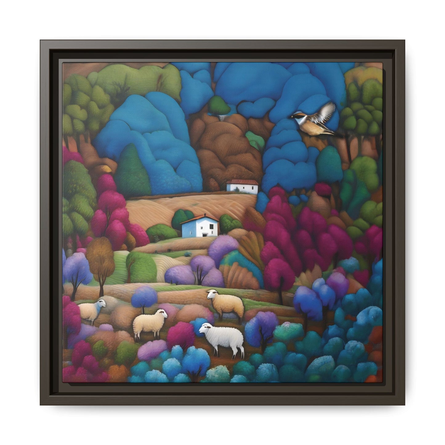 The Painted Valley Canvas Print by Andrew McCarter