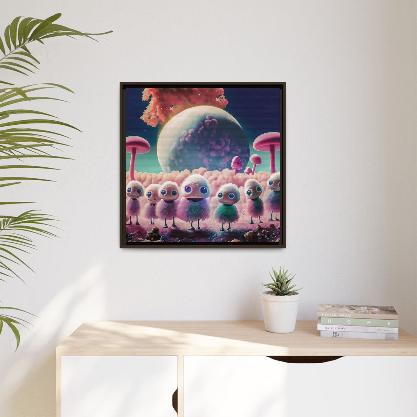 “"Keep smiling," whispered Axlar. "We can eat them later." – Fine Art Canvas Print By Andrew McCarter