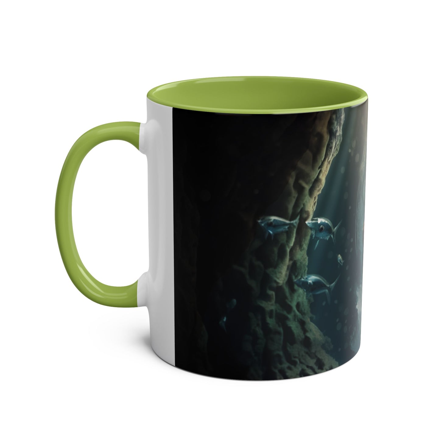 Mug: The Ocean's Legacy Mythical Mermen Design 11oz