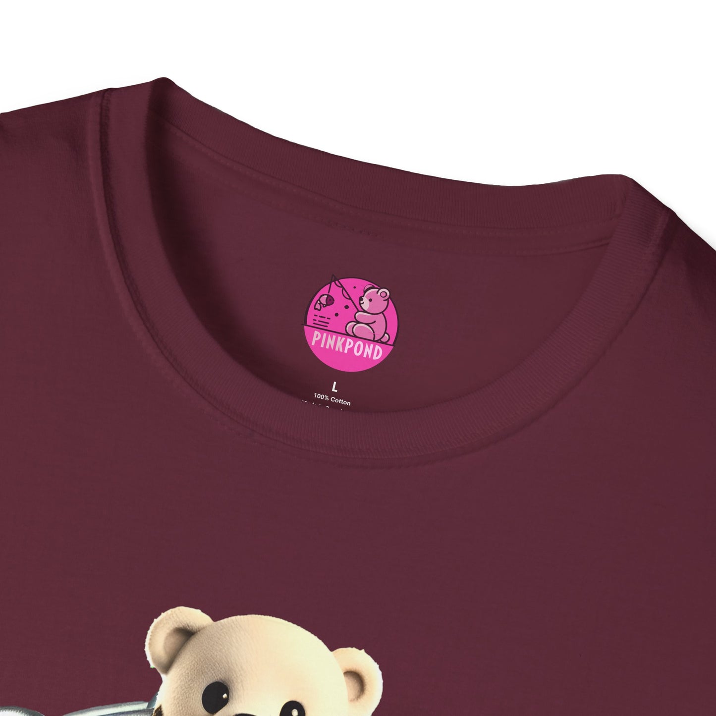 Hot Leather Cub Unisex Softstyle T-Shirt | Fierce and Fun Bear Tee with Leather-Clad Sass