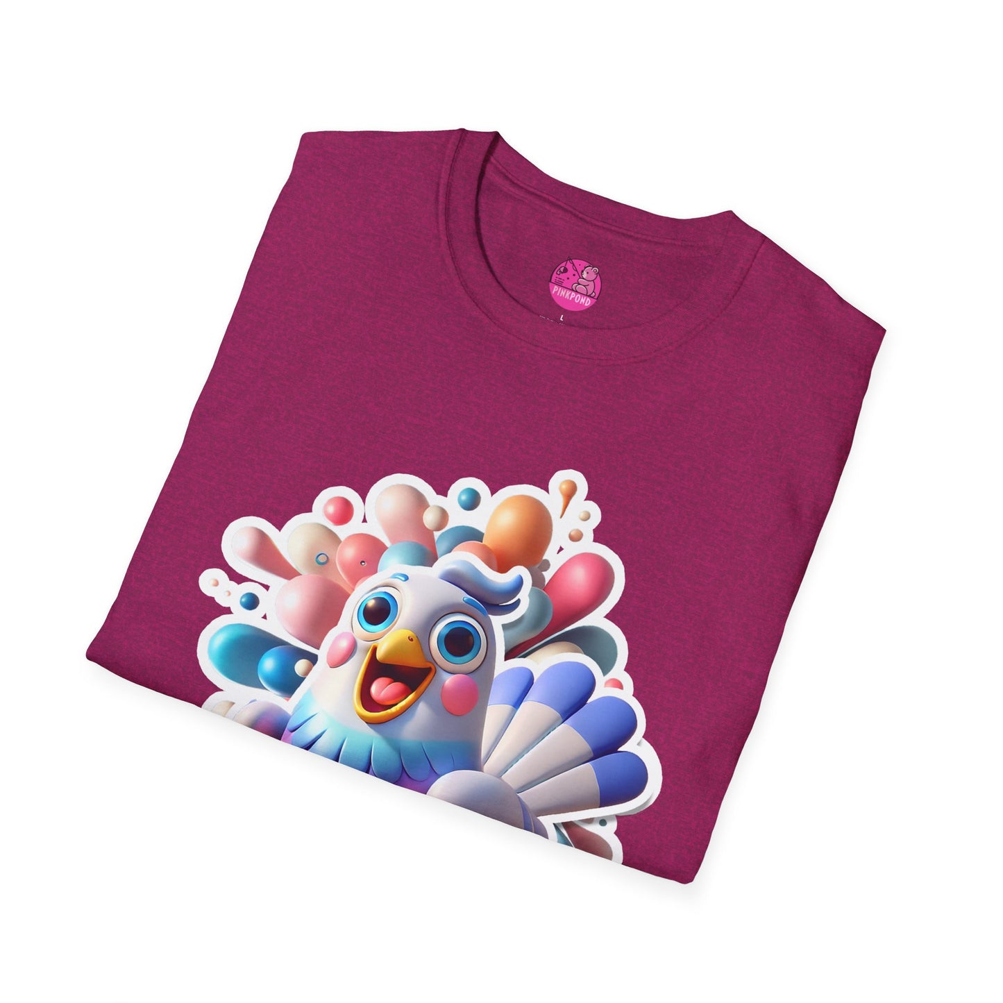 Simon the Pigeon T-Shirt – The Feathered Friend You Need - Unisex Softstyle Tee