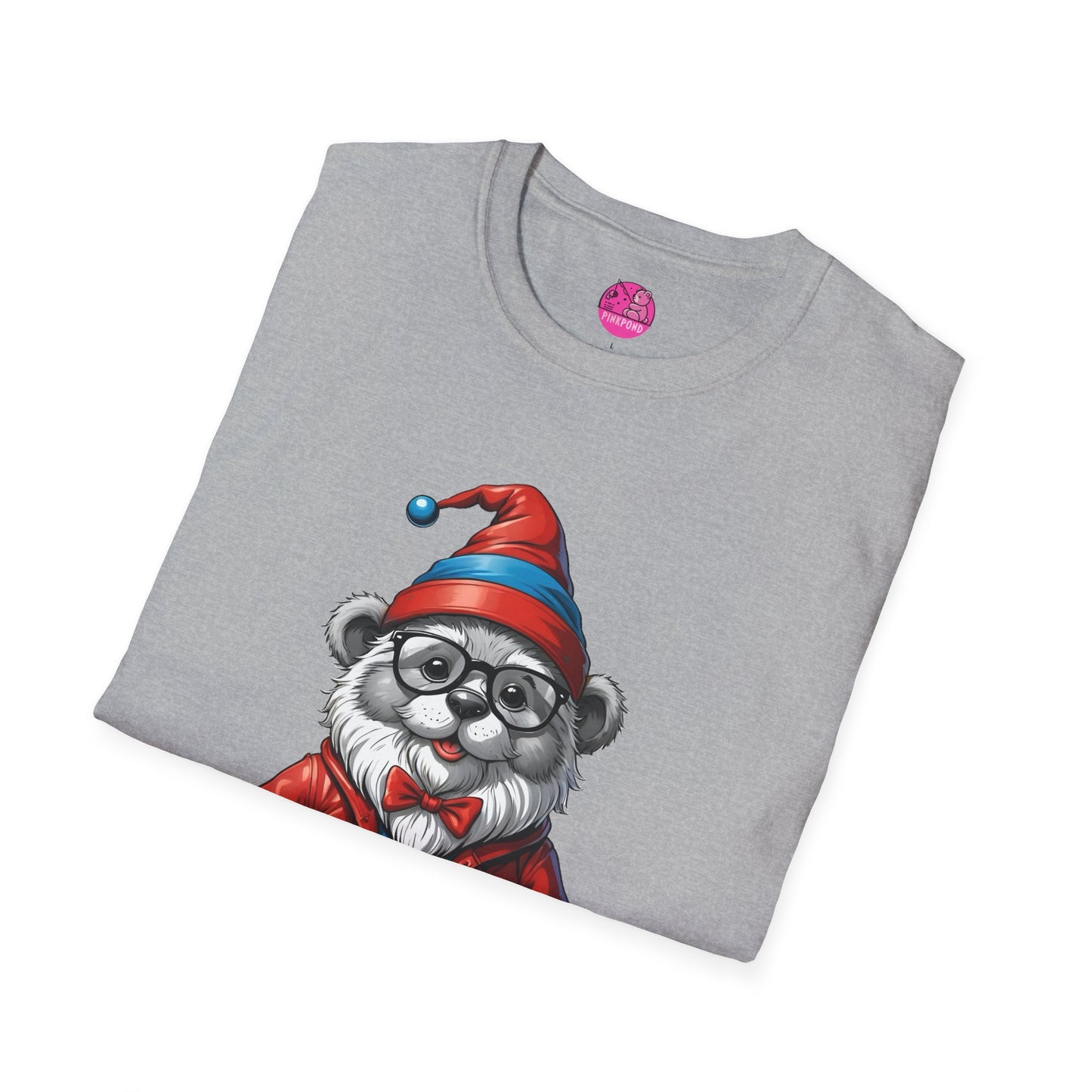 Bear Gnome Unisex T-Shirt - Fun Swiss Gnome Design for Bear Fans