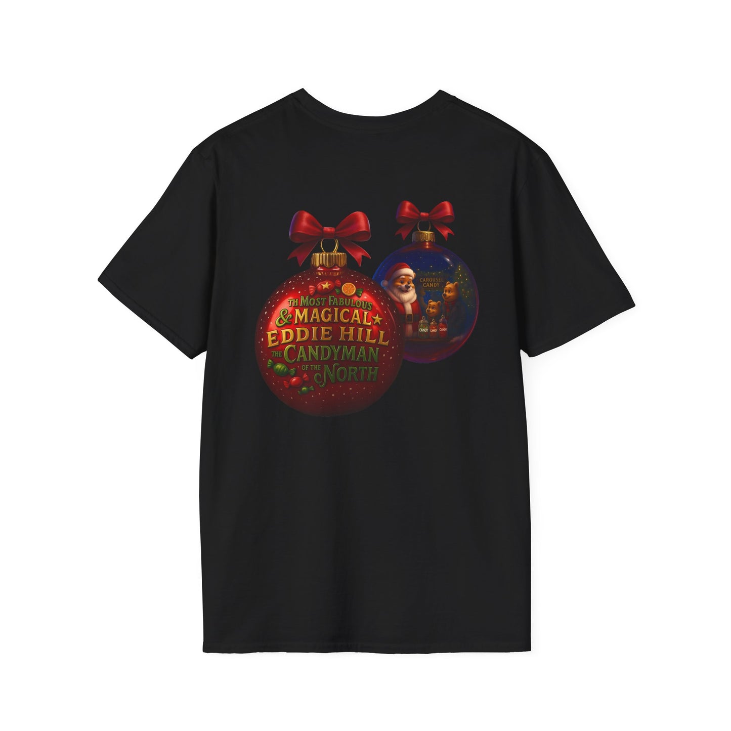 Carousel Candy Christmas T-Shirt — Eddie Hill, The Candyman of the North