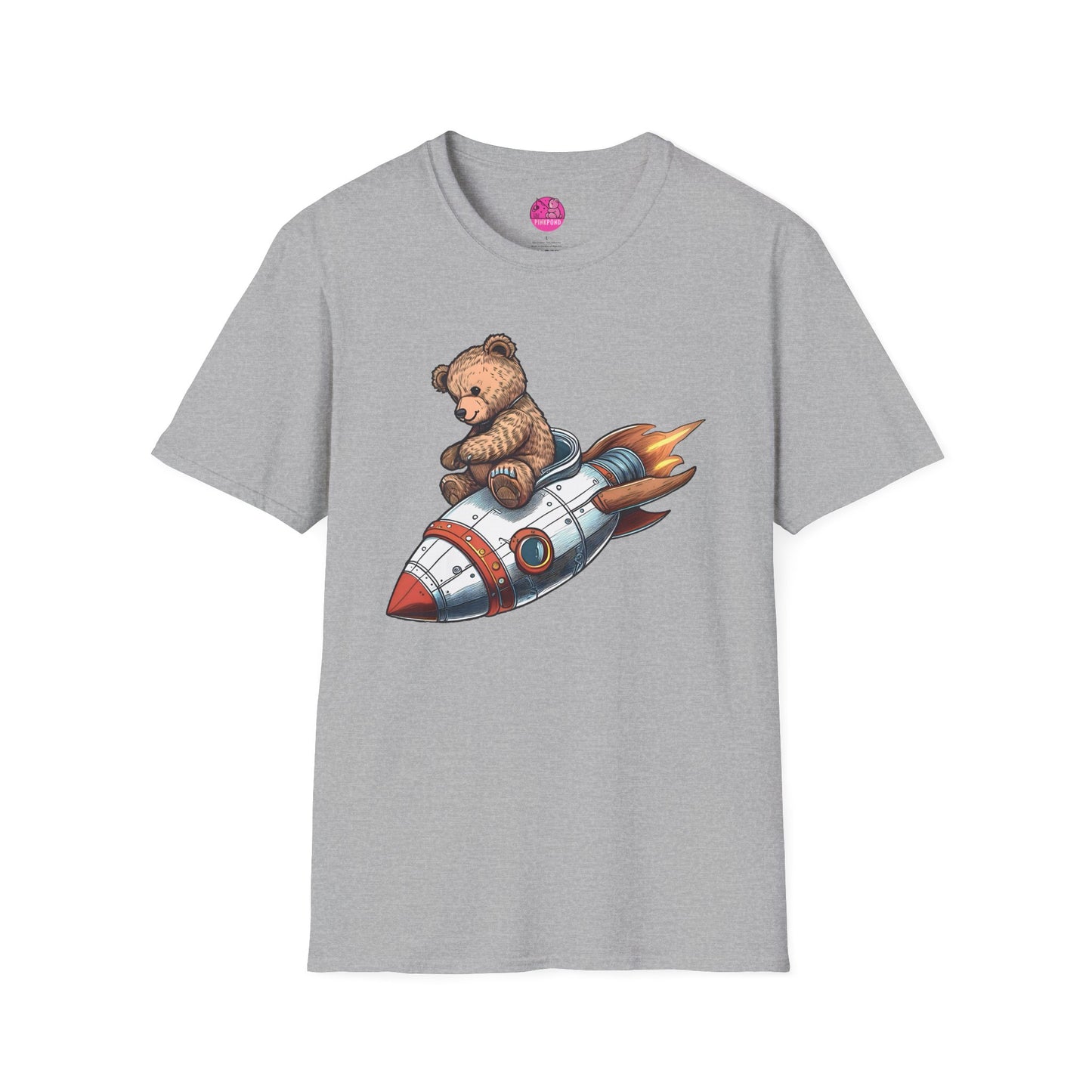 Rocket Bear Style 2 Unisex T-Shirt Design for Bear Fans