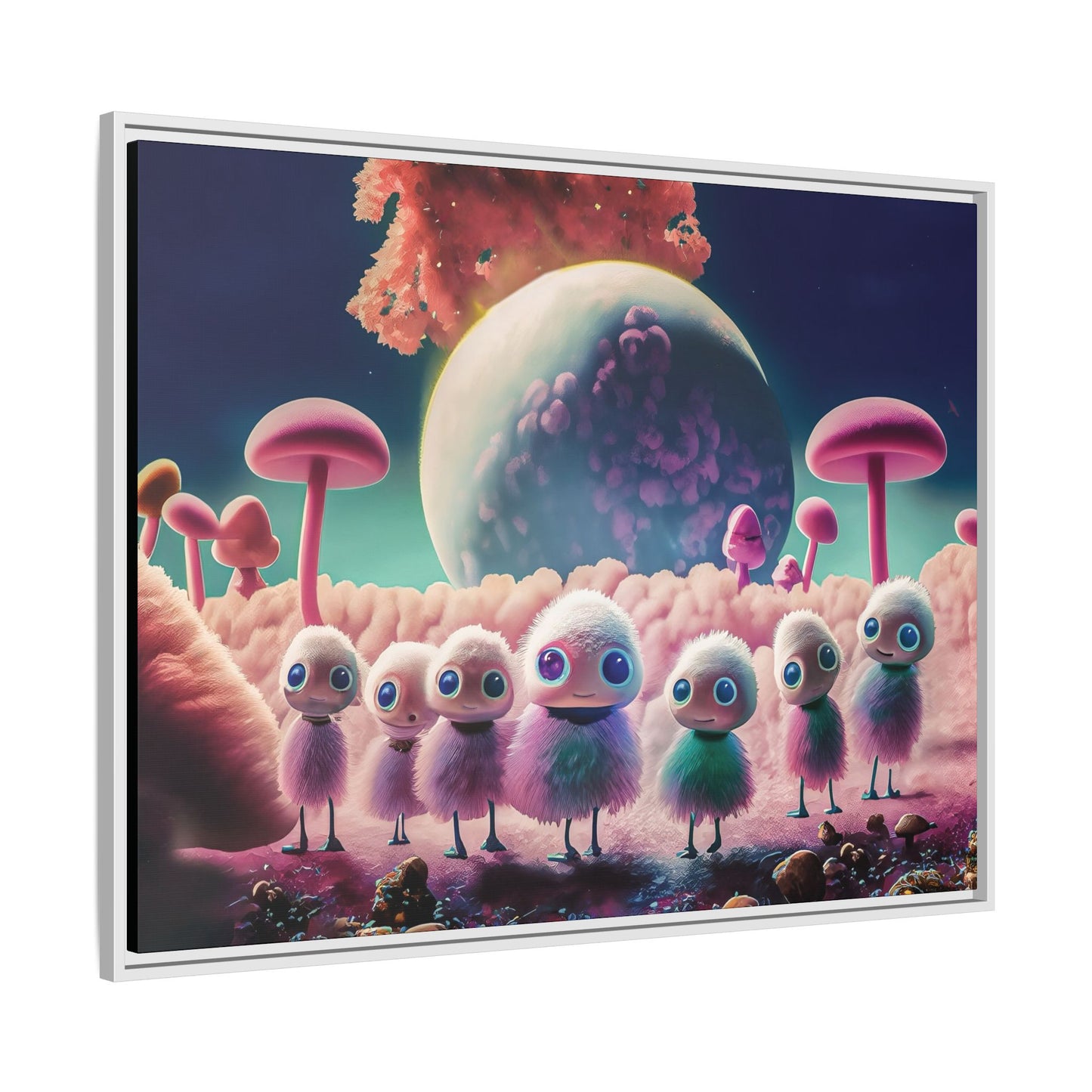 “"Keep smiling," whispered Axlar. "We can eat them later." – Fine Art Canvas Print By Andrew McCarter