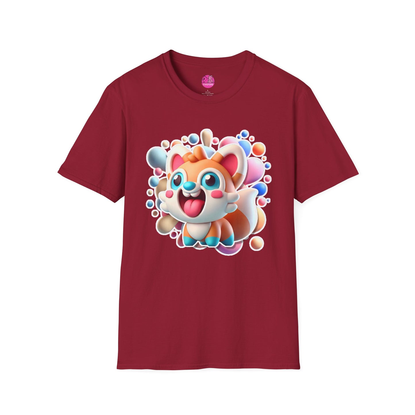Fanny the Fox T-Shirt - Bold and Colorful Unisex Tee for Fun-Loving Fashion Fans