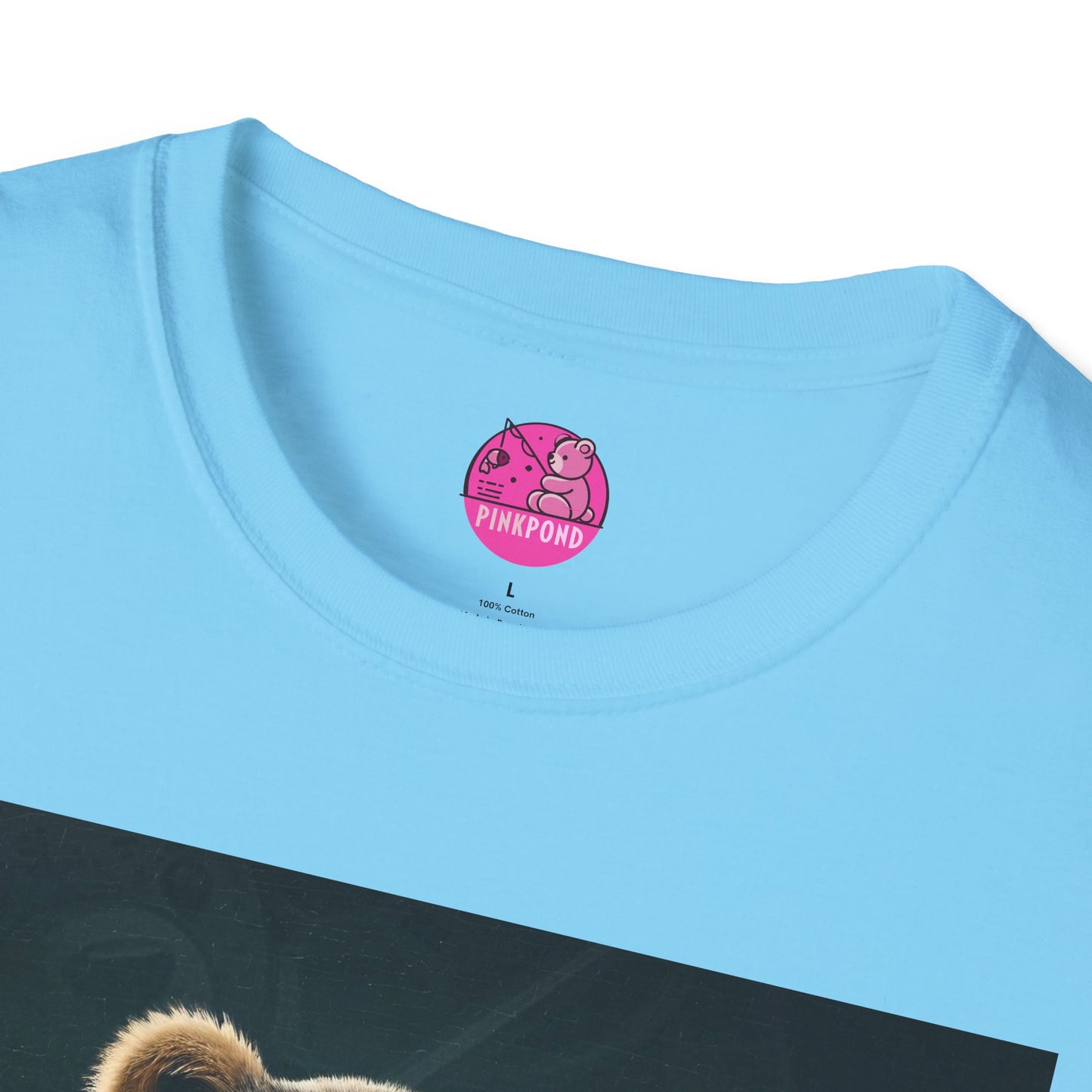 Boss Bear Graphic Tee - Unisex Softstyle T-Shirt for Power Players