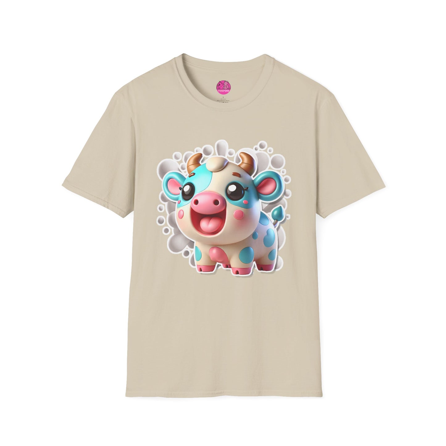 Carmen the Cow T-Shirt - Cute Farmyard Tee for Fun Fashion Fans