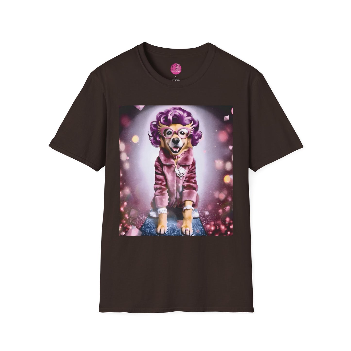 Dame Edna Labrador Dog T-Shirt - Fabulous & Fetching